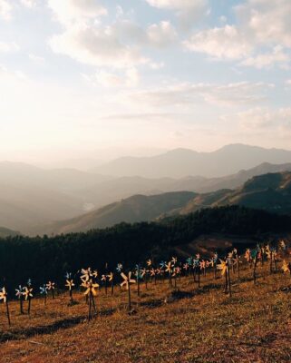 Đồi chong chóng ở Pha Đin Pass