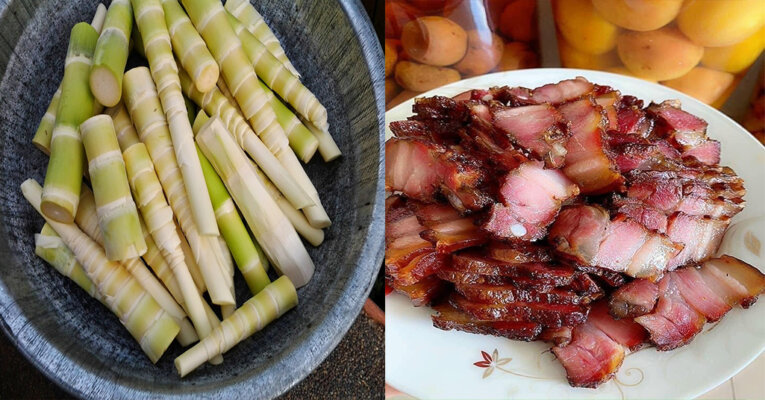 Thịt lợn gác bếp làm món gì Thịt lợn gác bếp làm món gì