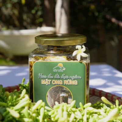 cách ngâm hoa đu đủ đực tươi với mật ong