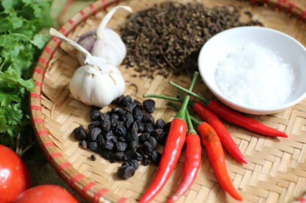 Muối mắc khén hạt dổi