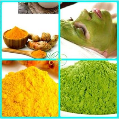 Tinh bột nghệ trà xanh Tinh bột nghệ trà xanh