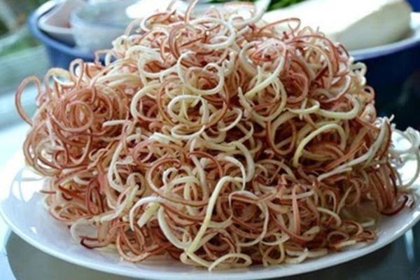 Vịt om hoa chuối Vịt om hoa chuối