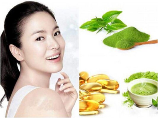 Tinh bột nghệ trà xanh Tinh bột nghệ trà xanh