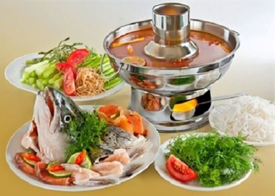 lẩu cá hồi Sapa