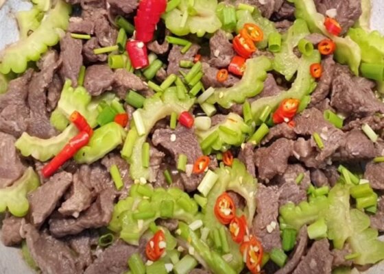 chế biến món ăn với mướp đắng