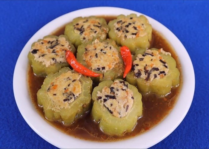 chế biến món ăn với mướp đắng