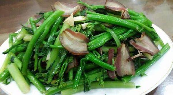 Thịt ba chỉ gác bếp nấu món gì