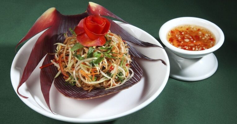 Hướng dẫn nộm hoa chuối đu đủ