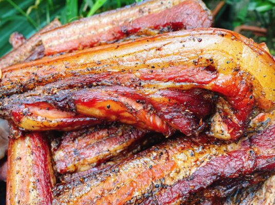 Ba chỉ gác bếp, thích hợp với thời tiết lạnh