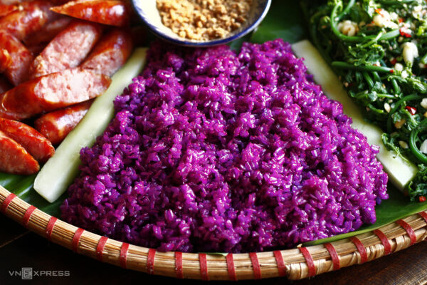 Xôi tím Tây Bắc đậm đà hương vị vùng cao