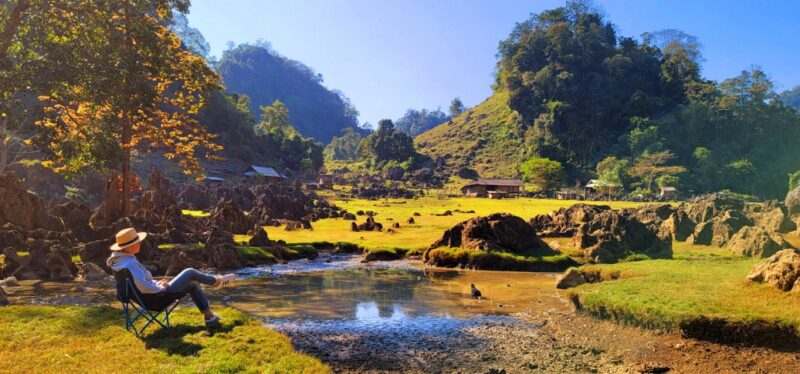 Khám phá làng nguyên thủy ở Mộc Châu