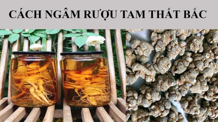 Củ tam thất ngâm rượu có tốt không