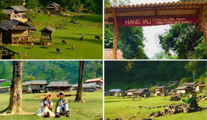 Khám phá làng nguyên thủy ở Mộc Châu Khám phá làng nguyên thủy ở Mộc Châu