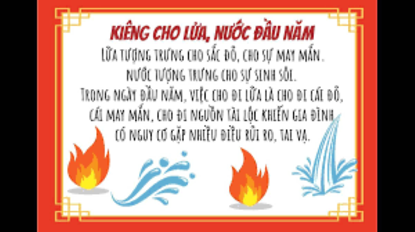 Những điều kiêng kỵ trong ngày tết