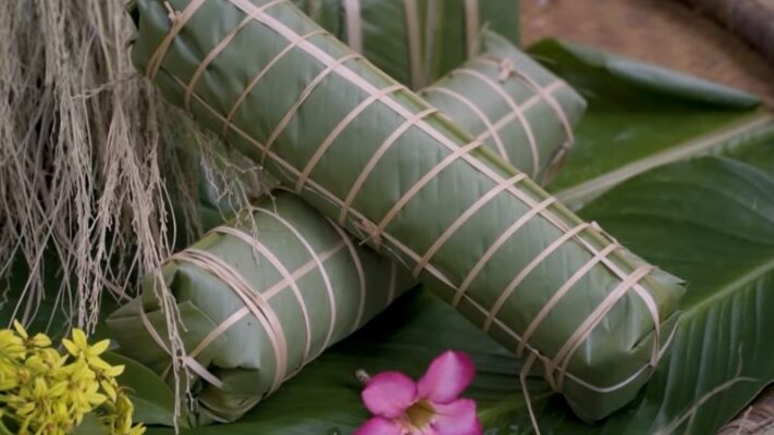 Bánh chưng đen Yên Bái