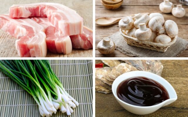 Cách chế biến món thịt lợn xào nấm hương