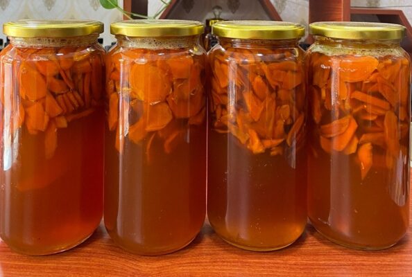 Củ tam thất tươi ngâm mật ong