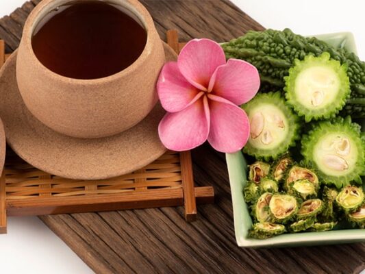 Cách sử dụng mướp đắng khô giảm cân