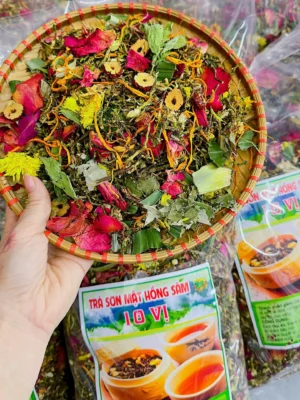 Trà sơn mật hồng sâm Lợi ích, cách dùng và tác dụng phụ