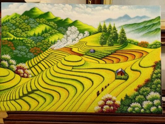 Vẻ đẹp của ruộng bậc thang ở Tây Bắc