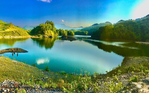 Thác Sà Dề Phìn Sìn Hồ điểm du lịch mới của Lai Châu