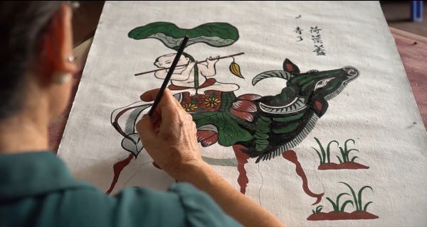 Trải nghiệm làm tranh Đông Hồ