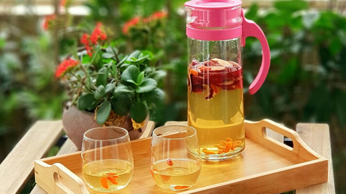 Tác dụng của nước táo đỏ kỷ tử