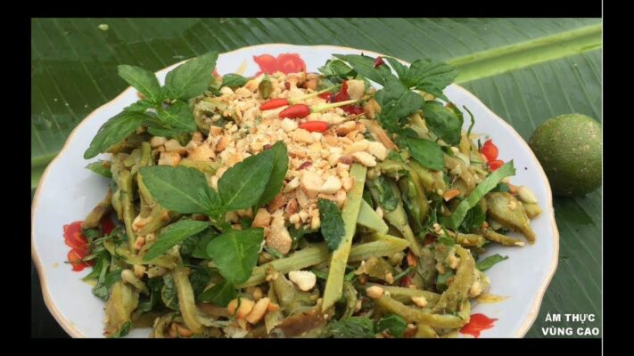 Món ăn lạ miệng từ quả núc nác Tây Bắc