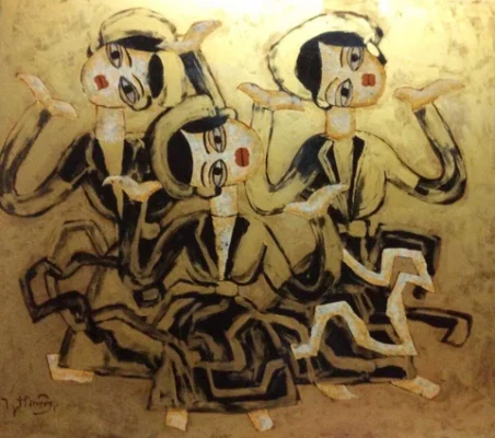 Trải nghiệm ở làng tranh Đông Hồ