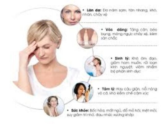 Lí do suy giảm nội tiết tố ở phụ nữ