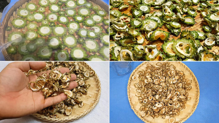 cách làm trà khổ qua