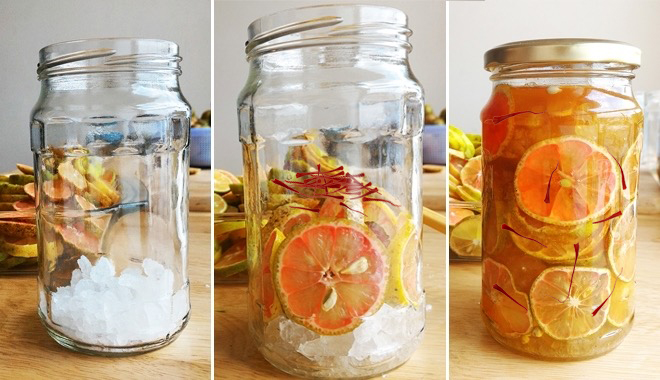 chanh đào mật ong