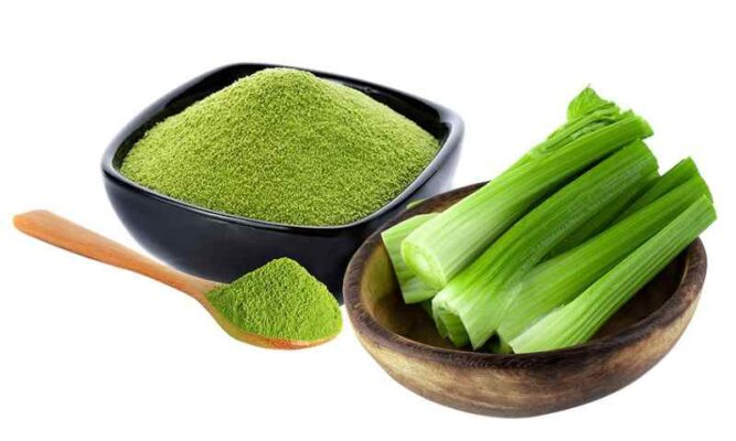 Cách sử dụng bột cần tây hiệu quả
