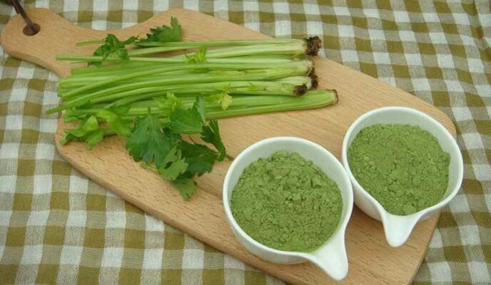 Cách sử dụng bột cần tây hiệu quả
