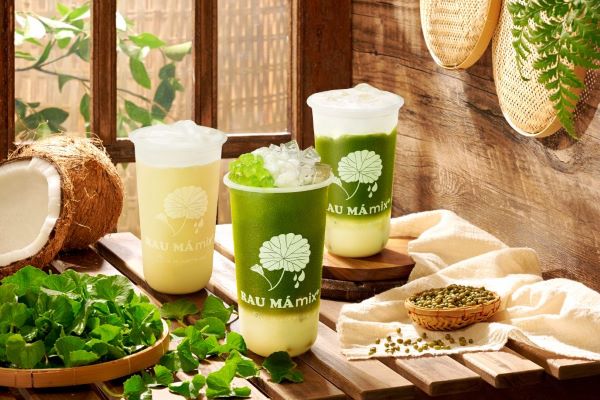 Bột rau má đậu xanh cốt dừa organic 37