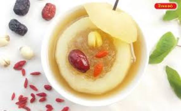 Cách làm lê chưng đường phèn trị ho