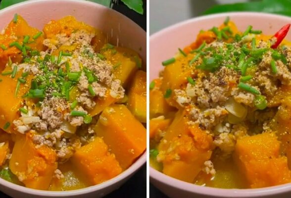 Cách nấu canh bí đỏ thơm ngon