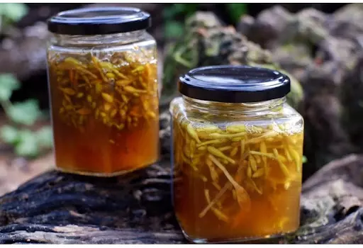 Hoa đu đủ đực ngâm mật ong rừng Tây Bắc