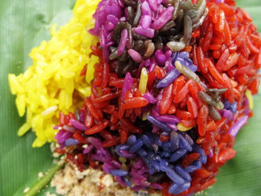 Xôi ngũ sắc Tây Bắc