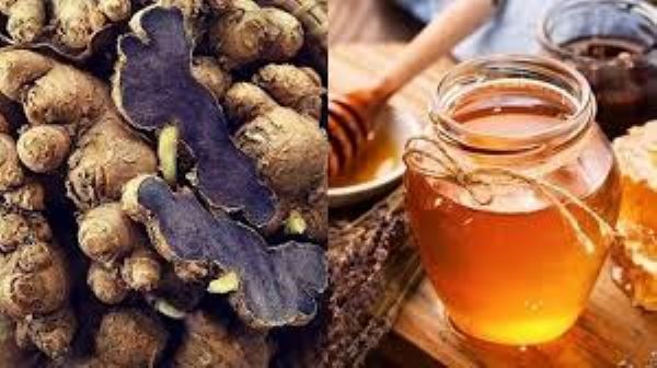 Gừng đen ngâm mật ong