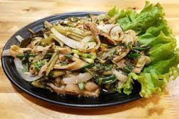 Cách xào thịt ngựa với gừng
