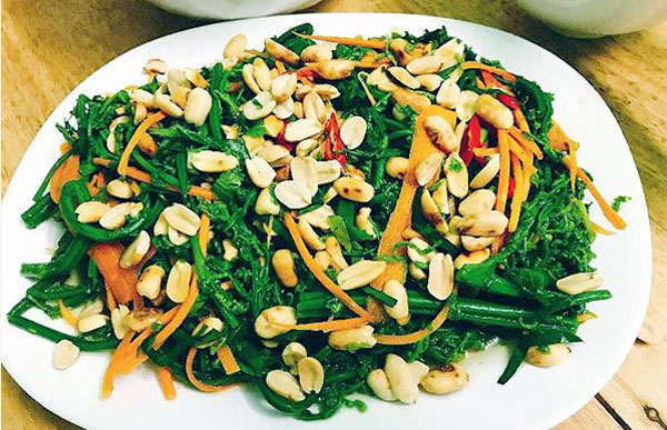 1 số cách chế biến rau dớn hấp dẫn