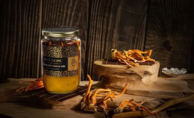 Đông trùng hạ thảo ngâm mật ong