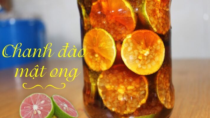 Hướng dẫn ngâm chanh đào đúng chuẩn