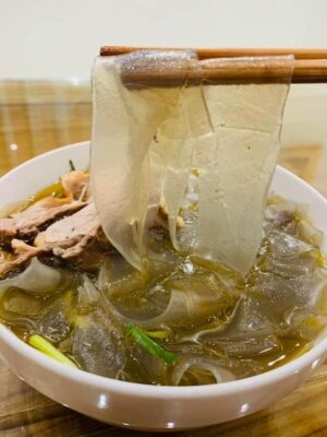 Cách nấu miến dong thái tay sợi to