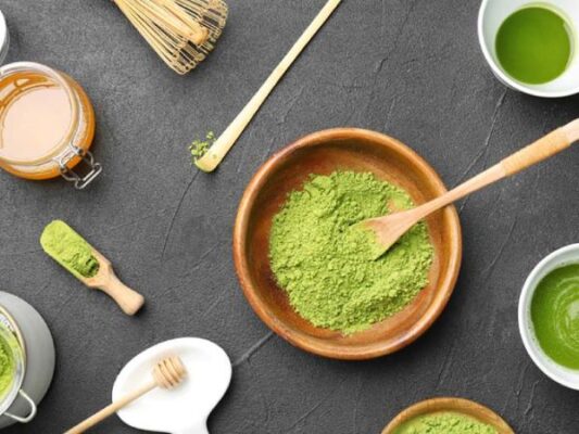 Tác dụng của tinh bột trà xanh