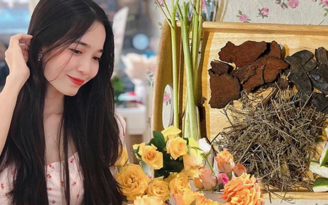 Nấu nước hà thủ ô gội đầu đen tóc