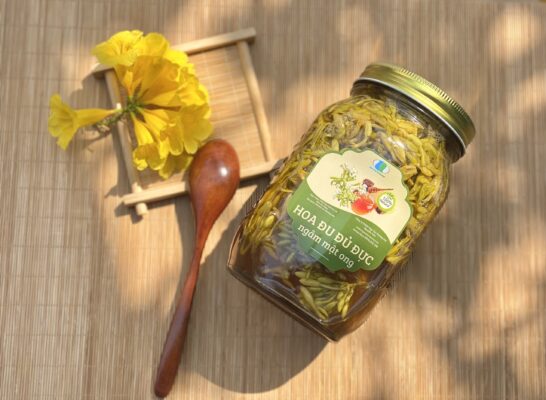 Uống mật ong ngâm hoa đu đủ đực