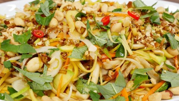 Các cách nộm xoài chay