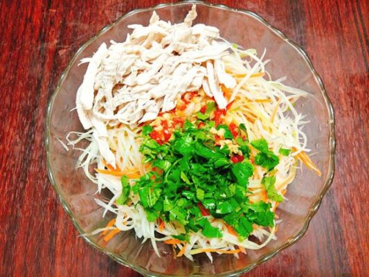 Cách làm đủ đủ nộm cà rốt